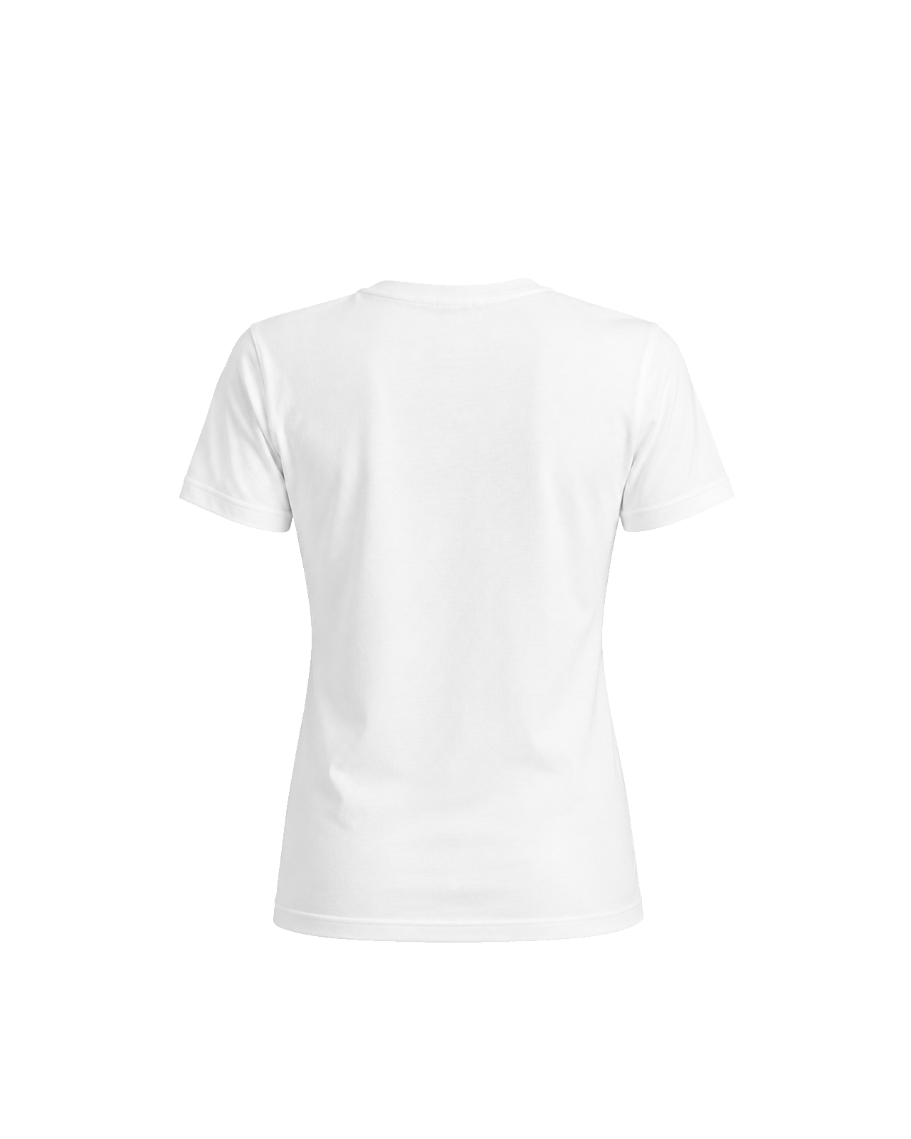 Koszulka slim fit krój damski – tył