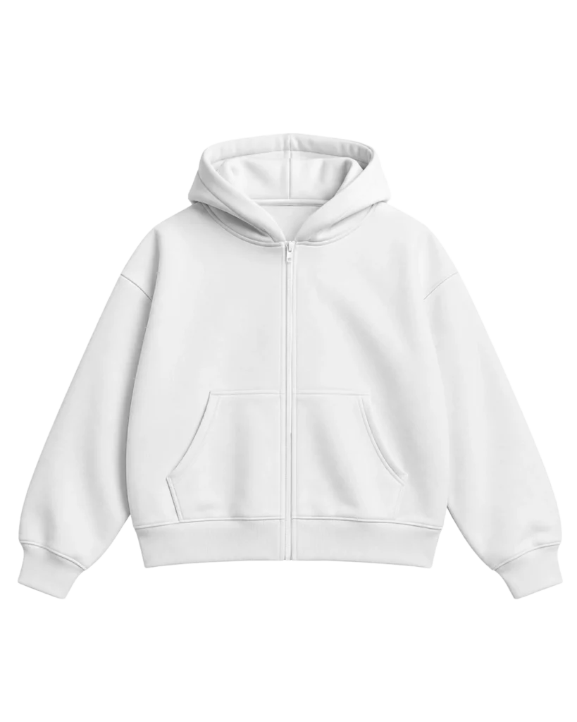 Bluza ultra boxy rozsuwana